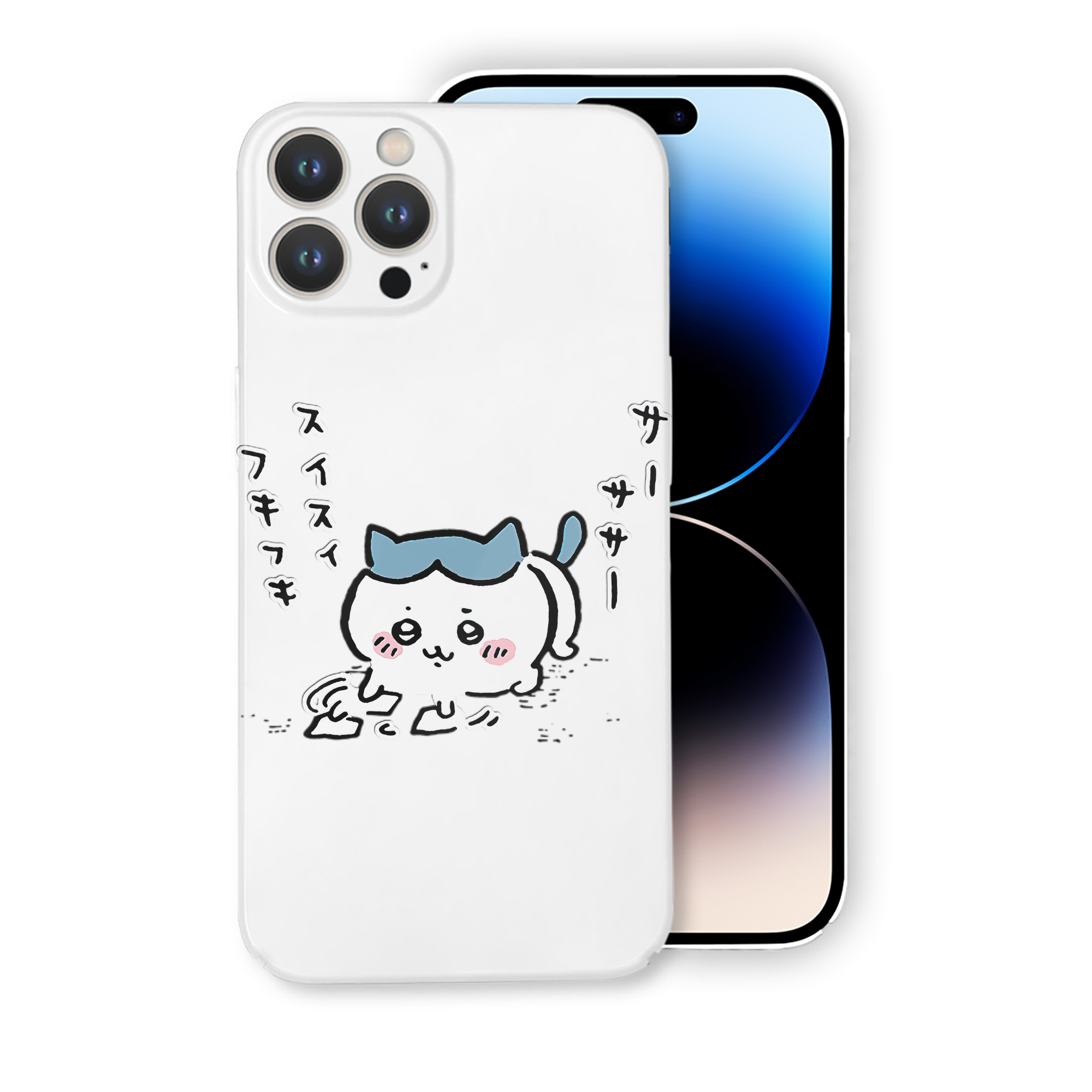（画像用） ちいかわ ハチワレ Chii-kawa hachiware 【iPhone 14シリーズ対応】ハードケース